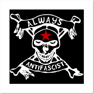 Always Antifascist - Antifa, Anti Fascism, Punk Posters and Art